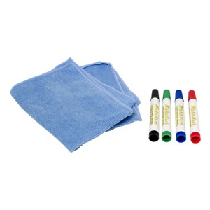Makamark Markers & Eraser Towel